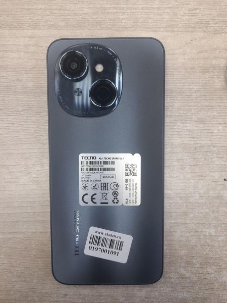 Купить TECNO Spark Go 1 3/64GB (KL4) Duos в Иркутск за 4550 руб.