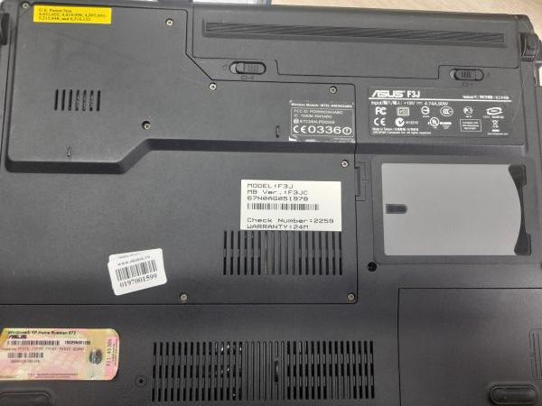 Купить ASUS F3J (T2250/2GB/320GB) в Иркутск за 2850 руб.