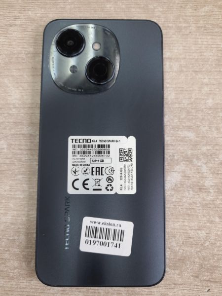 Купить TECNO Spark Go 1 4/128GB (KL4) Duos в Иркутск за 5150 руб.