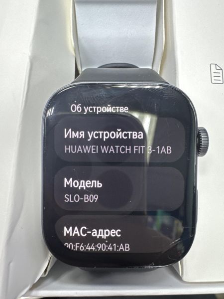 Купить Huawei Watch Fit 3 (SLO-B09/19) с СЗУ в Иркутск за 1700 руб.