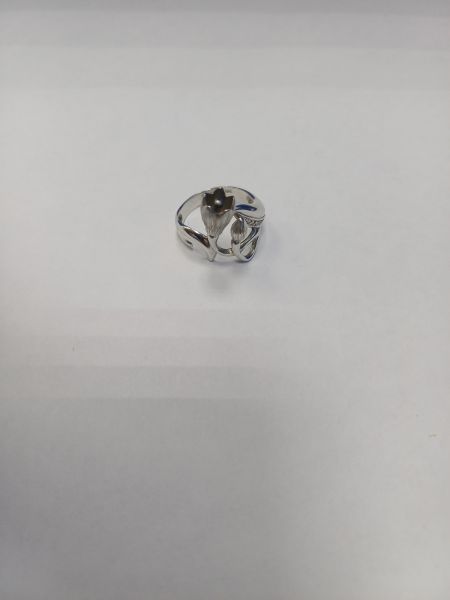 серебряное кольцо Кольцо серебро 925 4,49g, вес изделия 4.54g, размер 17, 05 камней в Иркутск