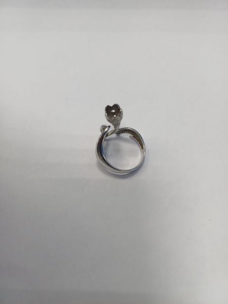 серебряное кольцо Кольцо серебро 925 4,49g, вес изделия 4.54g, размер 17, 05 камней в Иркутск