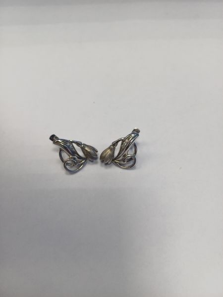 серебряные серьги Серьги серебро 925 6,44g, вес изделия 6.5g в Иркутск