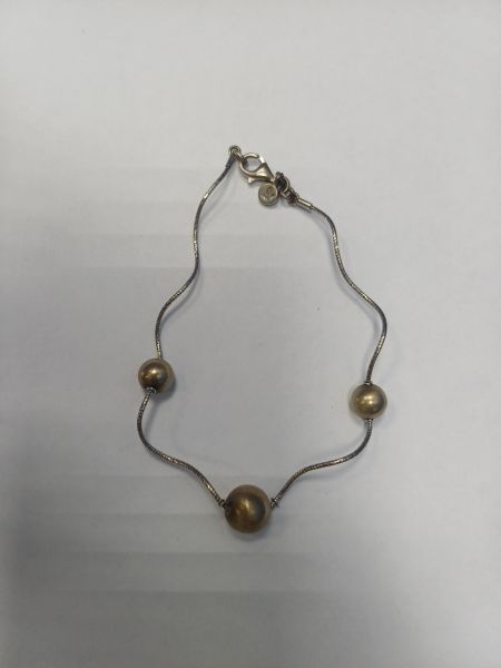 серебряный браслет Браслет серебро 925 2,73g, вес изделия 5.73g, длина 15 см в Иркутск