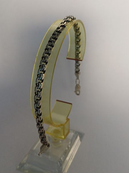серебряный браслет Браслет серебро 925 11,47g, вес изделия 11.48g, длина 21 см, 00 нет камней в Иркутск