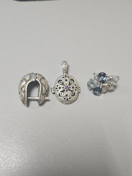 Купить Лом или горсть серебро 925 14,80g, вес изделия 16.31g в Иркутск за 1250 руб.