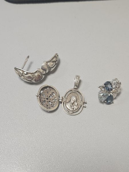 Купить Лом или горсть серебро 925 14,80g, вес изделия 16.31g в Иркутск за 1250 руб.