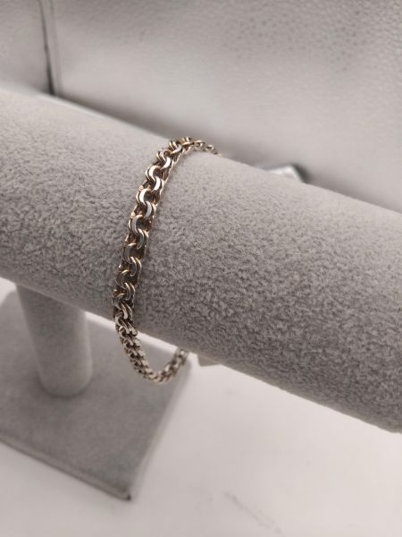 Купить Браслет серебро 925 9,99g, вес изделия 10.09g, длина 22.5 см в Иркутск за 1000 руб.