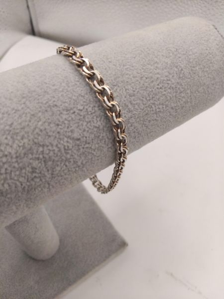 Купить Браслет серебро 925 9,99g, вес изделия 10.09g, длина 22.5 см в Иркутск за 1000 руб.