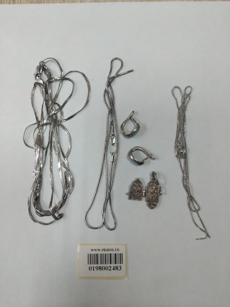 Купить Лом или горсть серебро 925 15,28g, вес изделия 17.55g в Иркутск за 1250 руб.