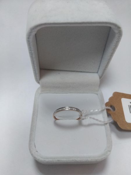 золотые кольца Кольцо золото 585 0,39g, вес изделия 0.62g, размер 17 в Иркутск