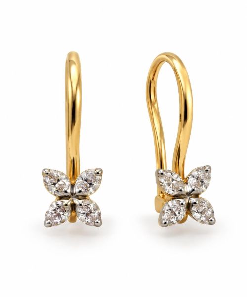 золотые серьги Серьги золото 585 0,65g, вес изделия 0.73g в Иркутск