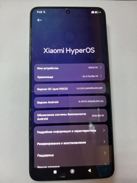 сотовый телефон POCO F6 8/256GB (24069PC21G) Duos в Иркутск