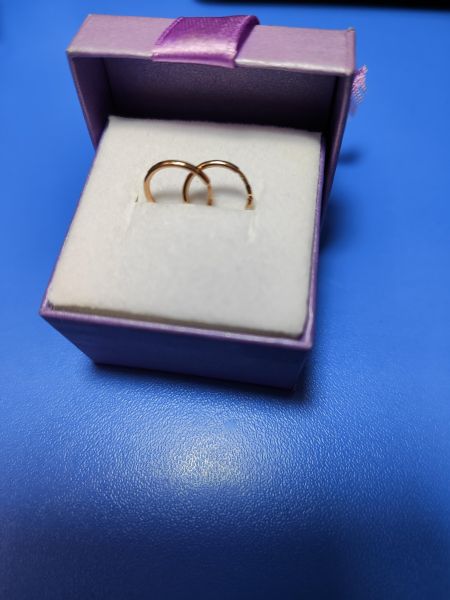 Купить Серьги золото 585 0,48g, вес изделия 0.48g в Иркутск за 2450 руб.