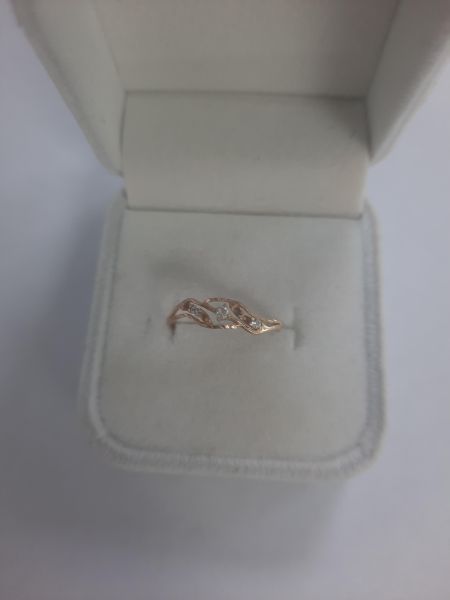 Купить Кольцо золото 585 0,58g, вес изделия 0.58g, размер 17.5 в Ангарск за 3100 руб.