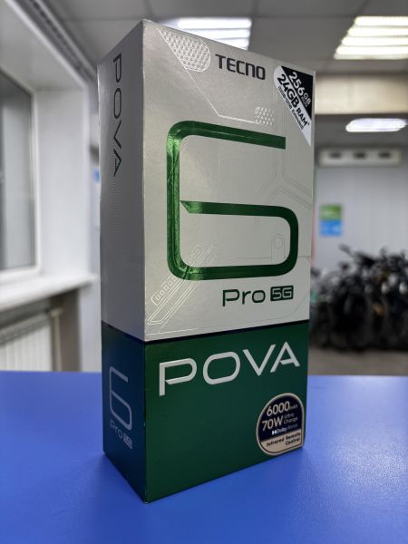 Купить TECNO Pova 6 Pro 5G 12/256GB (LI9) Duos в Ангарск за 11300 руб.