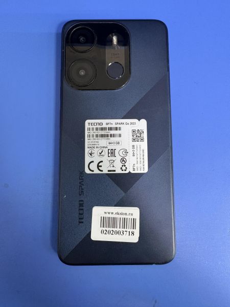 Купить TECNO Spark Go 2023 3/64GB (BF7n) Duos в Ангарск за 3600 руб.
