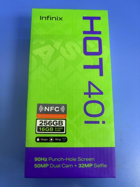 Купить Infinix Hot 40i 8/256GB (X6528B) Duos в Ангарск за 6100 руб.
