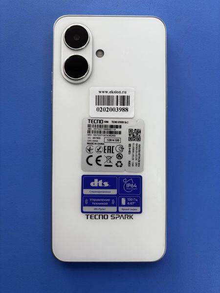Купить TECNO Spark Go 2 4/128GB (KM4) Duos в Ангарск за 5400 руб.