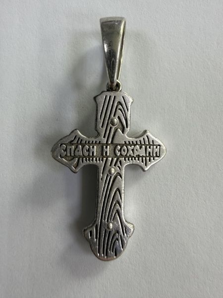 серебряный крест Крест серебро 925 5,20g, вес изделия 5.2g в Ангарск