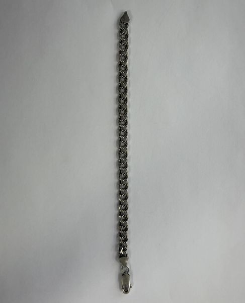 серебряный браслет Браслет серебро 925 12,14g, вес изделия 12.28g, длина 20 см в Ангарск