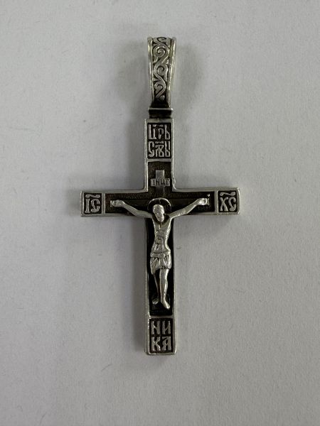 серебряный крест Крест серебро 925 3,40g, вес изделия 3.49g в Иркутск
