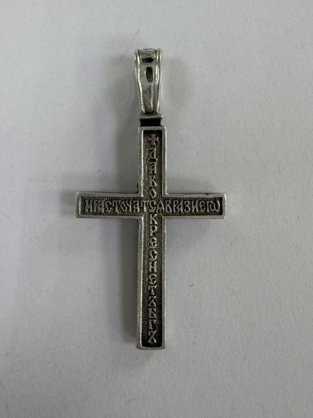 серебряный крест Крест серебро 925 3,40g, вес изделия 3.49g в Иркутск