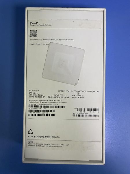 сотовый телефон Apple iPhone 17 256GB в Ангарск