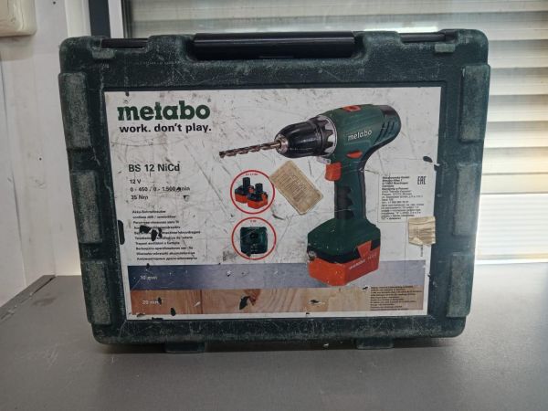 Купить Metabo BS 12 NiCd с СЗУ в Новосибирск за 2000 руб.