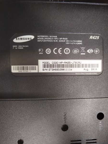 ноутбук Samsung NP-R425-JT01RU в Новосибирск
