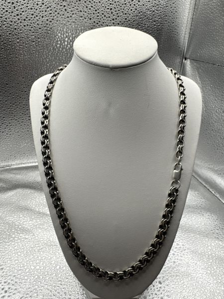 серебряная цепь Цепь серебро 925 64,22g, вес изделия 64.22g, длина 60 см в Новосибирск