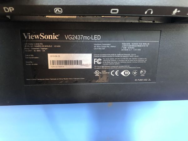 монитор Viewsonic VG2437mc-LED в Новосибирск