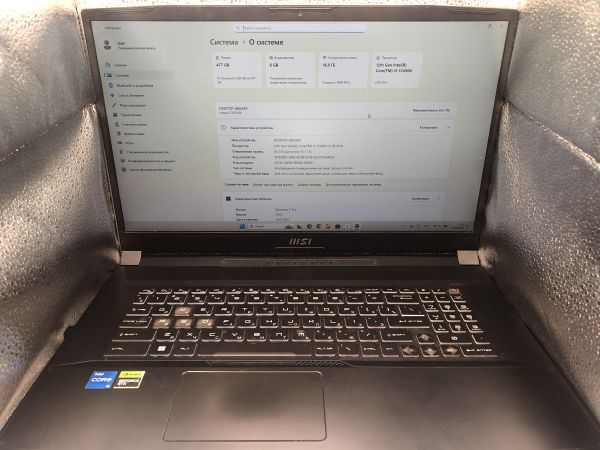 ноутбук MSI Katana 17 B12VEK-268XRU в Новосибирск