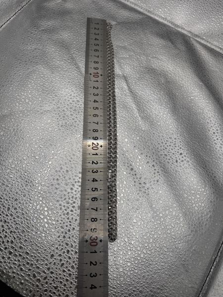 серебряная цепь Цепь серебро 925 22,28g, вес изделия 22.3g, длина 60 см, нет камней в Новосибирск