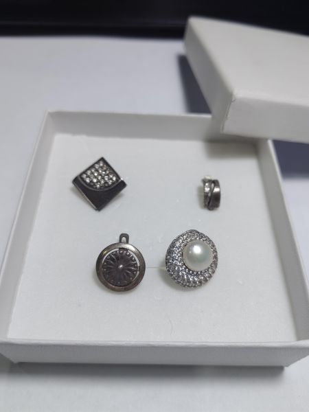 Купить Лом или горсть серебро 925 9,77g, вес изделия 12.42g в Иркутск за 950 руб.