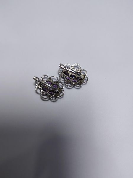 Купить Серьги серебро 925 4,27g, вес изделия 5.37g в Иркутск за 900 руб.