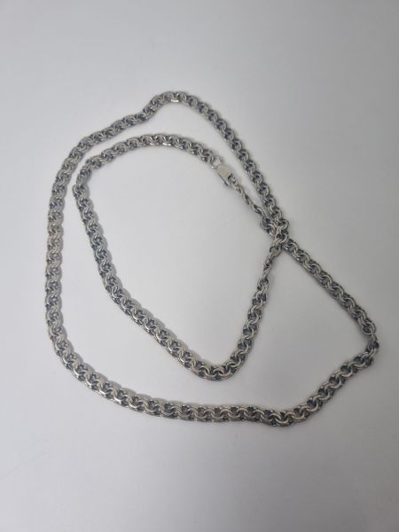 Купить Цепь серебро 925 26,28g, вес изделия 26.48g, длина 65 см в Иркутск за 4700 руб.