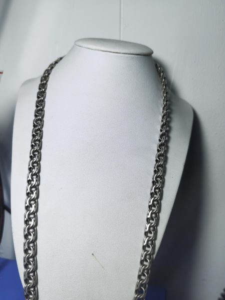 серебряная цепь Цепь серебро 925 62,53g, вес изделия 62.93g, длина 70 см в Иркутск