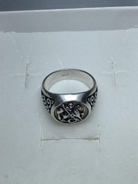 Купить Кольцо серебро 925 6,76g, вес изделия 6.76g, размер 19 в Иркутск за 1150 руб.