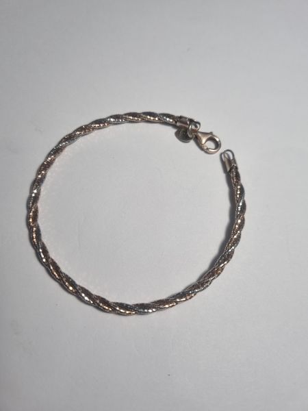 серебряный браслет Браслет серебро 925 5,89g, вес изделия 5.99g, длина 19 см в Иркутск