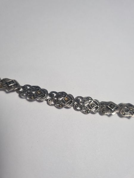 серебряный браслет Браслет серебро 925 9,64g, вес изделия 9.95g, длина 18.5 см в Иркутск