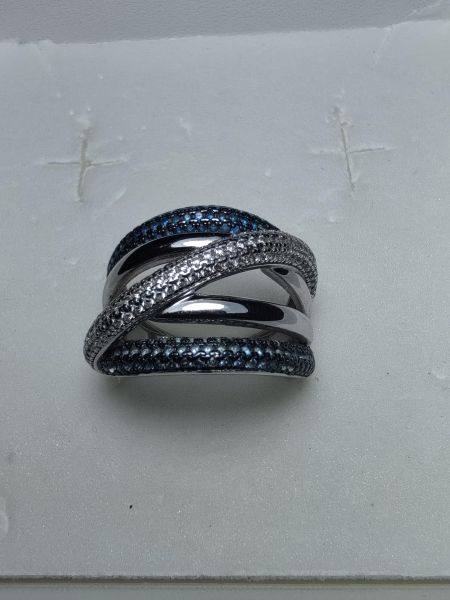серебряное кольцо Кольцо серебро 925 5,19g, вес изделия 7.45g, размер 19.5 в Иркутск