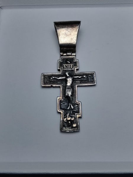 серебряный крест Крест серебро 925 12,36g, вес изделия 12.36g в Иркутск