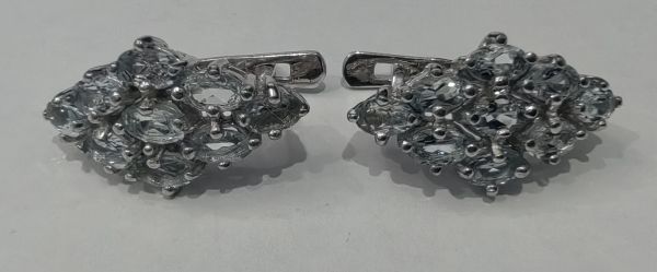 серебряные серьги Серьги серебро 925 3,68g, вес изделия 8.18g в Иркутск