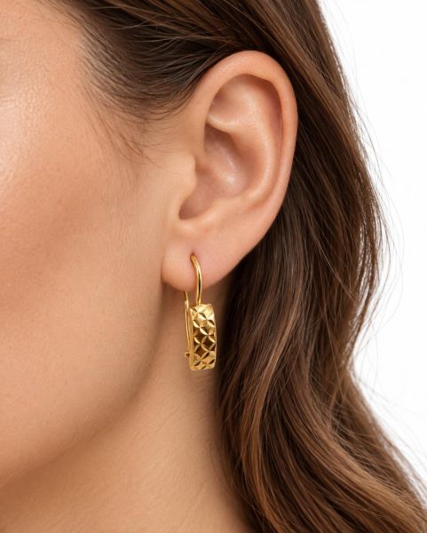 золотые серьги Серьги золото 585 0,93g, вес изделия 0.93g в Иркутск