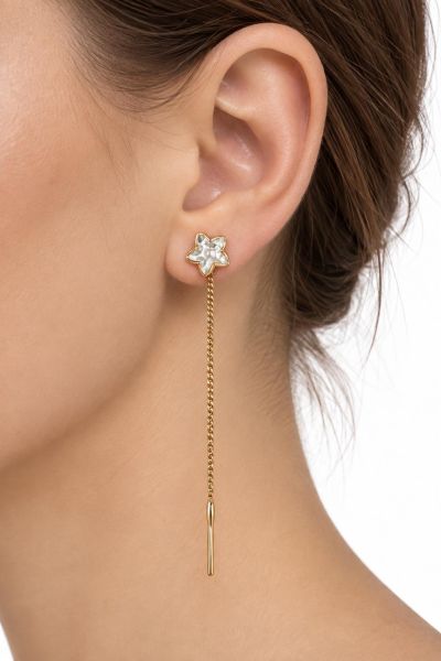 золотые серьги Серьги золото 585 0,82g, вес изделия 0.82g в Иркутск