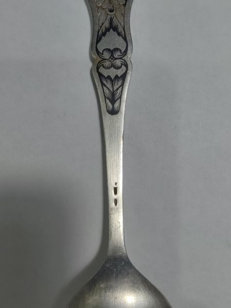 серебряная ложка Ложка серебро 925 45,60g, вес изделия 45.6g в Иркутск