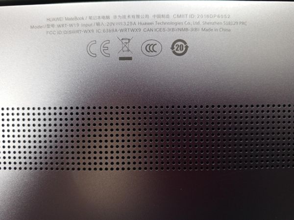 Купить Huawei MateBook 13 (WRT-W19) (SSD 256 GB) в Усть-Илимск за 19200 руб.
