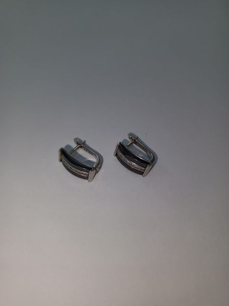 Купить Серьги серебро 925 4,56g, вес изделия 4.6g в Усть-Илимск за 950 руб.