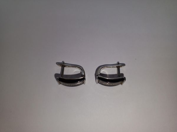 Купить Серьги серебро 925 4,56g, вес изделия 4.6g в Усть-Илимск за 950 руб.